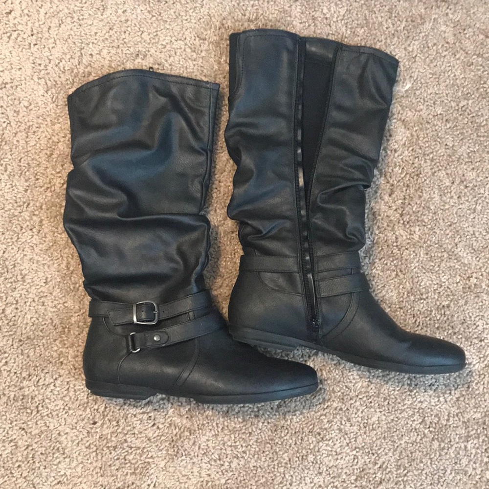 Black boots
